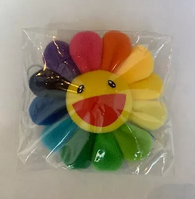 Genuine Takashi Murakami Rainbow Flower Plush Key Chain • £0.99