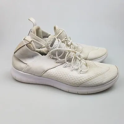 Women's NIKE 'Free RN CMTR 2017' Sz 9 US Runners White VGCon | 3+ Extra 10% Off • $38.49