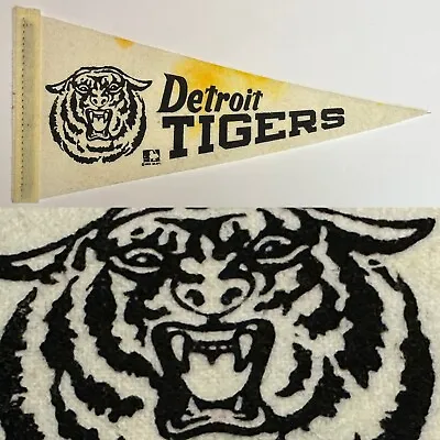 Vintage Detroit Tigers Mini Pennant Mlb Baseball 4x8.5 Michigan • $8.95