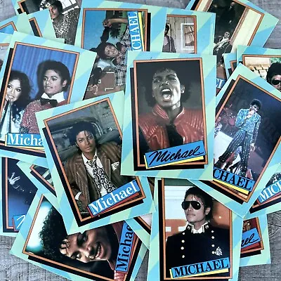 33 Diff 1984 MICHAEL JACKSON TRADING CARDAS Productions Series 2 COMPLETE SET • $15.96