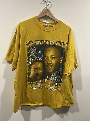 Vintage Y2K - Dr. Martin Luther King Jr. - Double Sided Rap Tee - MLK - XXL • $49.90