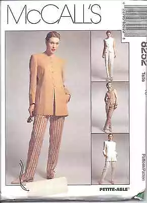 8252 UNCUT Vintage McCalls SEWING Pattern Jones NY Vest Jacket Pants OOP SEW NEW • $4.89