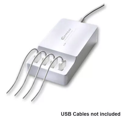 4 Port USB Charger Charging Station Hub 4.2A For IPhone/Galaxy/iPad/Tablet/HTC • $32