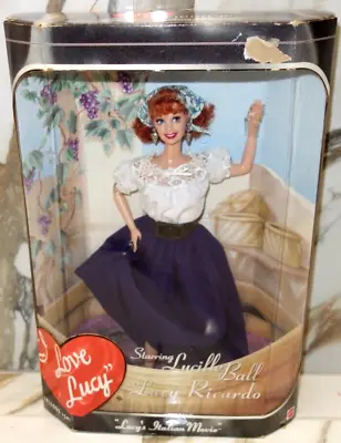 Barbie Doll  I Love Lucy   Lucy's Italian Movie  Episode 150 New Damaged Box • $55.90