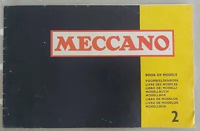 Vintage Meccano Book Of Models 2  (1971) • £4.99