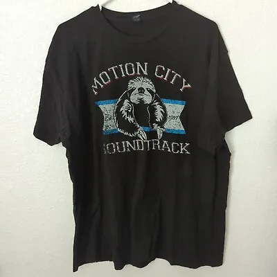 Motion City Soundtrack Sloth T Shirt XL Black • $40