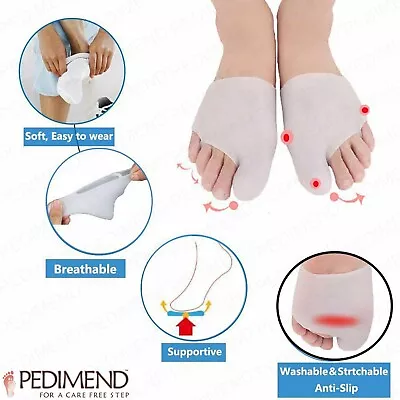 £7.35 • Buy Pedimend Silicone Gel Metatarsal Pads With Bunion Toe Cap To Prevent Blisters UK