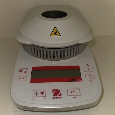 OHAUS MB23 BASIC ANALYTICAL MOISTURE ANALYZER 110g  • $1899