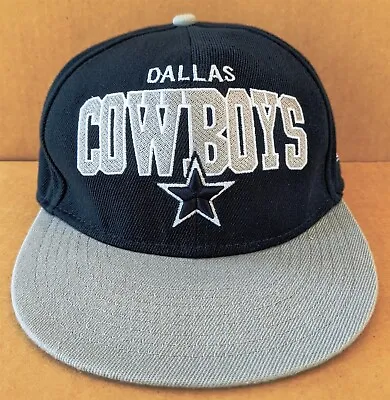 Dallas Cowboys Blue/Gray Snapback Baseball Hat Flat Bill Mitchell & Ness Wool • $24.90