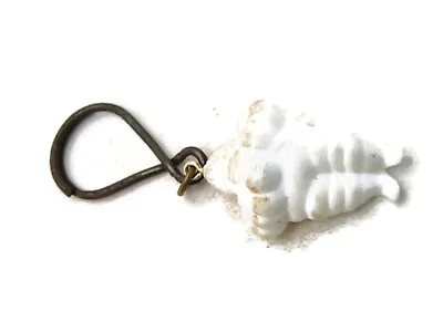 £9.91 • Buy Michelin Man White Key Chain Gold Tone