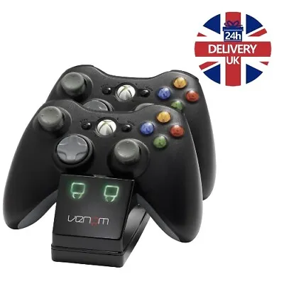 £24.48 • Buy Venom Xbox 360 Twin Docking Station With 2 X Rechargeable Battery Packs Xbox 360
