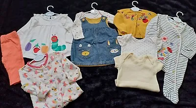 £6.20 • Buy Baby Girls Clothes Bundle 0 To 3 Months By Next Nut-Meg Tu Etc 