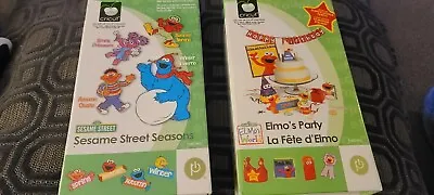 Lot Of 2 Cricut Sesame Street Seasons & Elmo's Party Link Status Unknown (zz) • $24.99