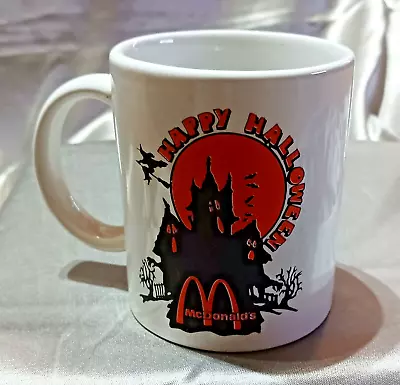 McDonalds- HAPPY HALLOWEEN White 3 5/8 Ceramic Coffee Mug  Date Unknown  • $14.99