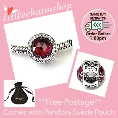 $107.90 • Buy NEW Authentic Genuine PANDORA Sparkling Cerise Pink Charm - 791725NCC RETIRED