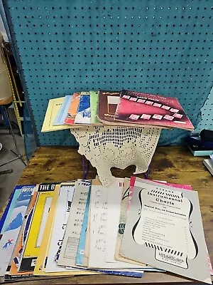 Antique & Vtg 32 Piece Lot Sheet Music & Books For Piano & More From 1905-1995 • $32.99