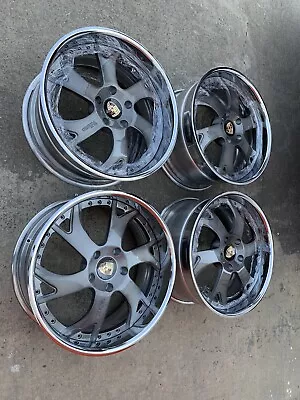 NEW Vellano 3Piece 20 X 10 ET37 PCD 5:130 Brushed Aluminum DTT Clear Porsche(4) • $3600