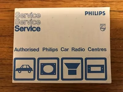 $70 • Buy Ford XC Holden HX Philips Radio Repair Locations Booklet Rare 