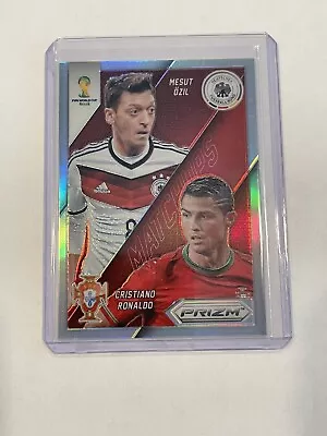 Cristiano Ronaldo Mesut Ozil 2014 Panini Prizm WC Matchups Silver Prizm #15 • $39.99