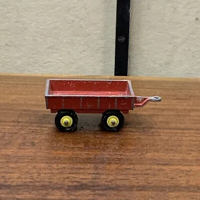 Vintage TootsieToy Red Utility Cart Chicago USA Die Cast Metal • $4.99