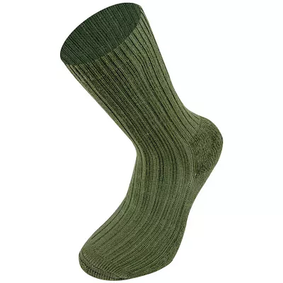 Highlander Military Combat Army Classic Mens Socks Hiking Trekking Walking Olive • £8.95