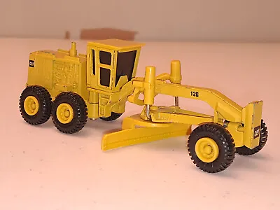 ERTL Caterpillar 12G Motor Grader Diecast 1995 #1848 Road Construction Ahead CAT • $12.50