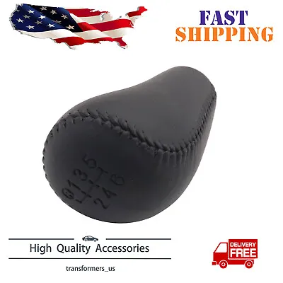 NEW 6 Speed Leather Gear Shift Knob Black For Toyota Tacoma 2005-2015 • $9.99