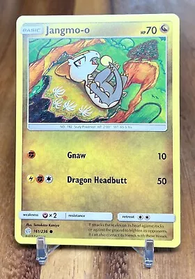 Jangmo-o 161/236 Non Holo Common Sun & Moon Cosmic Eclipse Pokemon Card NM • $1.49