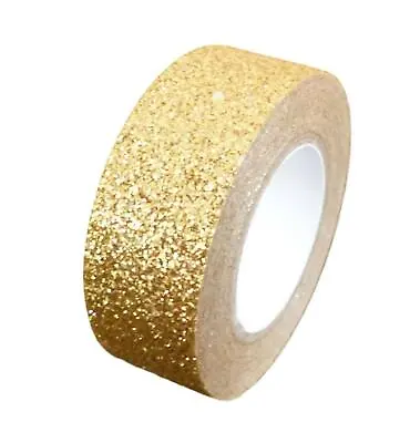 £2.69 • Buy 3M Scotch Expressions Glitter Tape Gold 15mm X 5m