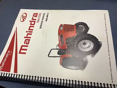 Mahindra 4025 4wd T4  Service Manual  Repair  Manuals FREE SHIPPING • $109.99