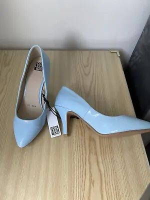 £9 • Buy BNWT. Ladies, Debenhams, Collection, Baby Blue, Court Shoes Size 5 (38). NEW