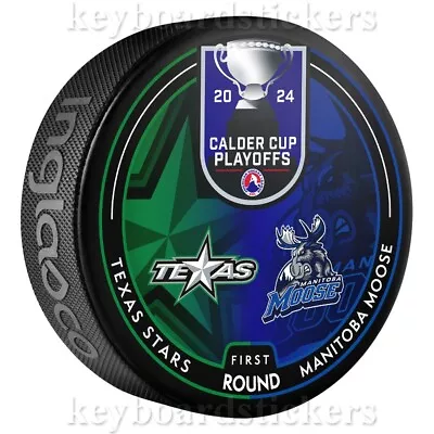 2024 AHL Calder Cup Playoffs Dueling Puck Texas Stars Vs Manitoba Moose • $11.97