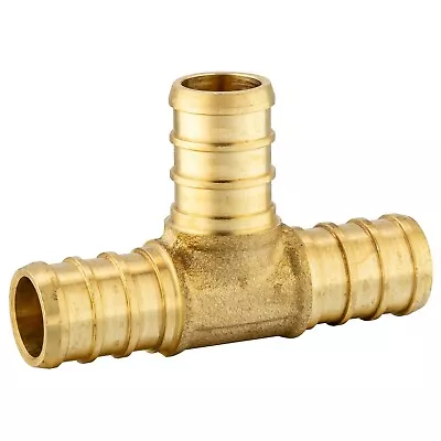 Efield 3/4  X 3/4  X 3/4  Pex Tee - Brass Crimp Fittings lead Free • $1.05