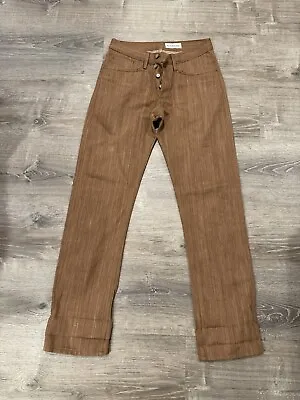 Gustin Brown Japanese Selvedge Raw Sanforized 30x34 Jeans #117 • $45