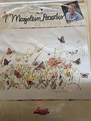 Marjolein Bastin Cross Stitch Kit “Meadow Dance  By Lanarte- Leisure Arts 14 Ct • $64.99