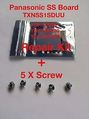 $12.50 • Buy Panasonic TCP50U50,TCP50UT50 TCP55UT Repair Kit For  SS Board With 8 Blinks, DIY