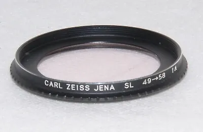 Carl Zeiss Jena SL 49-58 Step Up Ring • £4
