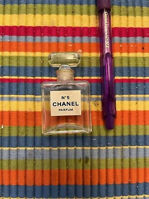 VINTAGE Chanel No 5 Miniature Perfume Bottle Parfum Paris • $10