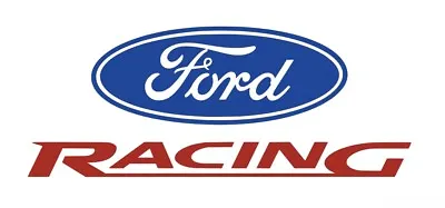 Ford Racing Blue/Red 11x4 Oval Vinyl Decal Sticker Truck Window No Background • $6.99