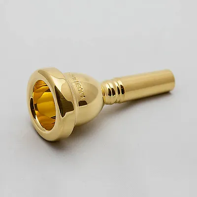 Bach 24K Gold Small Shank Trombone Mouthpiece 5GS NEW! • $165.24
