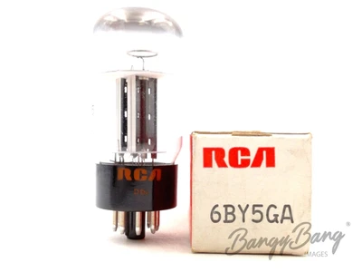 $30 • Buy Vintage RCA 6BY5GA Full-Wave Vacuum Rectifier Damper TV Valve- BangyBang Tubes