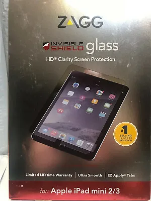 $17.99 • Buy ZAGG Invisible SHIELD HD Clarity Screen Protector For Apple IPad Mini 2/3