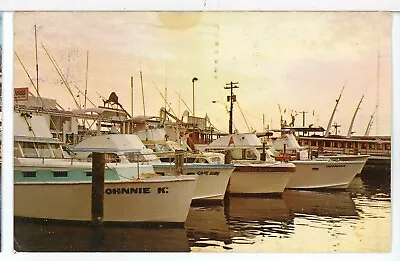 1977 Yachts And Fishing Boats Myrtle Beach SC  America's Finest Strand  Postcard • $5.70