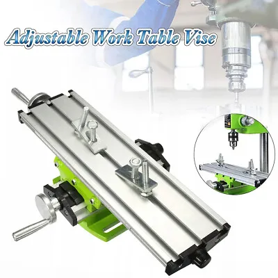 Multifunction Worktable Milling Machine Compound Drilling Slide Table For Bench • £24.89