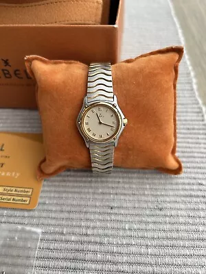 Vintage Ladies Ebel Sport Classique 18ct Gold Bezel SS Quartz Watch. • £350