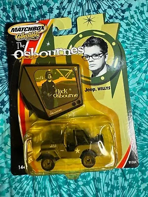 Matchbox Collectibles - The Osbournes - Jack Osbourne's Jeep - Military Diecast • $1.99