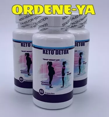Keto Detox Diet 180 Cap 550 Mg Boost Weight Loss Fat Burner & Carb Appetite  • $25