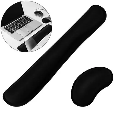 £6.88 • Buy Non-Slip Keyboard Wrist Rest Pad Mouse Gel Mat Support Cushion Memory Foam