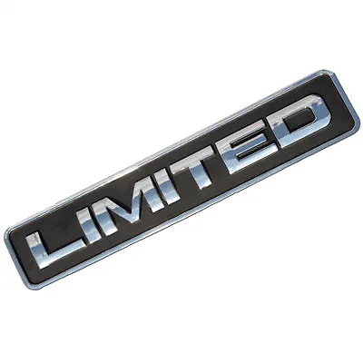 Black Chrome Limited Engine Race Motor Swap Emblem Badge For Door Hood Trunk • $6.70