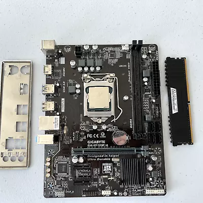 CPU Motherboard RAM Combo Intel I5-7500 Gigabyte H110M Corsair 8GB DDR4 • $90.40